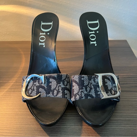 Dior Shoes - Dior Monogram Heels, size 37.5 (7.5)